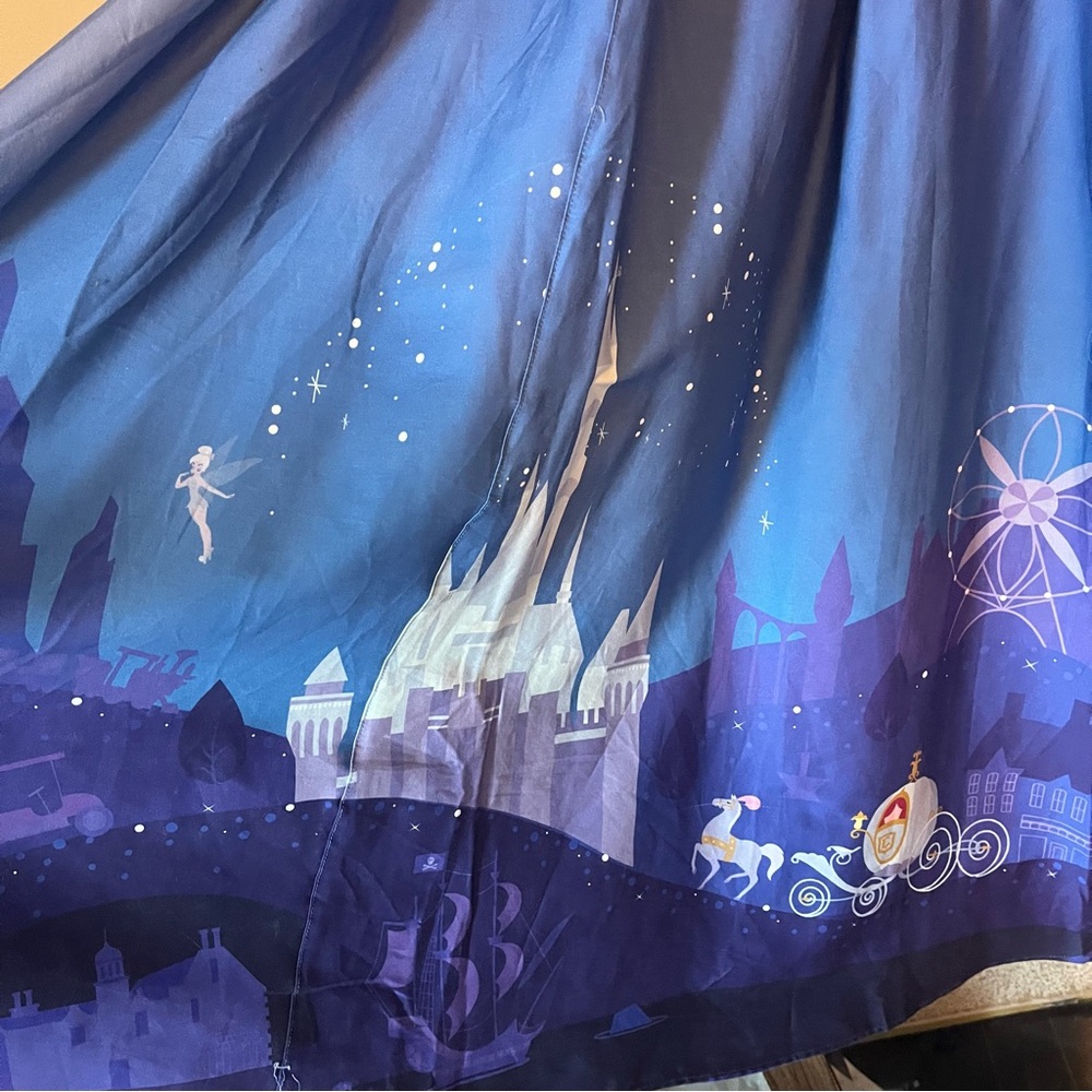 Disney Dress Womens S Blue Cinderella Castle Her Universe Ashley Taylor - Picture 7 of 12